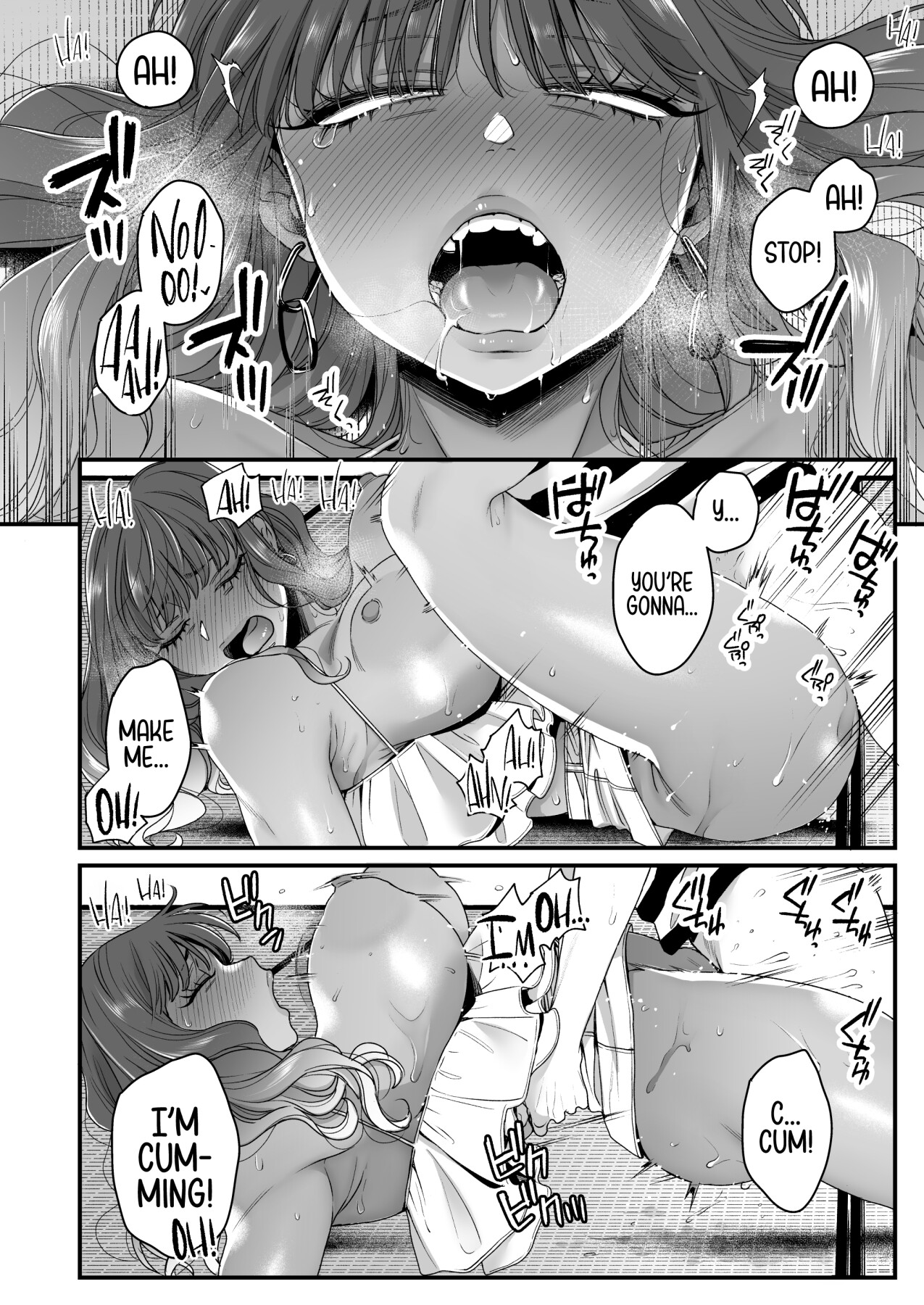 Hentai Manga Comic-Beach, Sun, And A Pair Of Gyarus!-Read-47